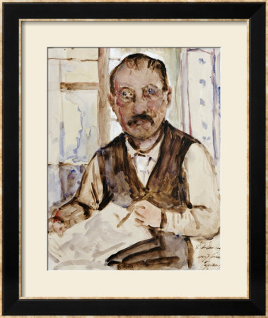 Self Portrait, 1918 by Lovis Corinth Pricing Limited Edition Print image
