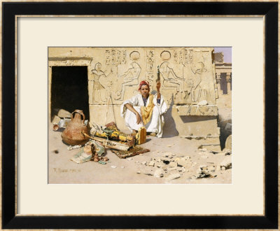 Seller Of Artefacts, Dated 1885 by Raphael Von Ambros Pricing Limited Edition Print image