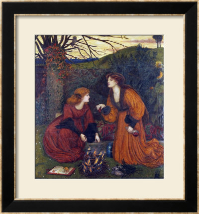 Pharmakeutria (Brewing The Love Philtre) by Marie Spartali Stillman Pricing Limited Edition Print image