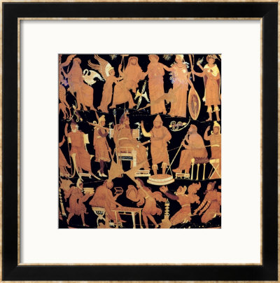 Apulian Red-Figure Volute-Crater With Scenes Of A Persian King, Greek, From Canosa, 4Th Century Bc by Darius Painter Pricing Limited Edition Print image