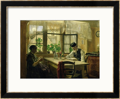 A Peaceful Sunday, 1876 by Hans Thoma Pricing Limited Edition Print image