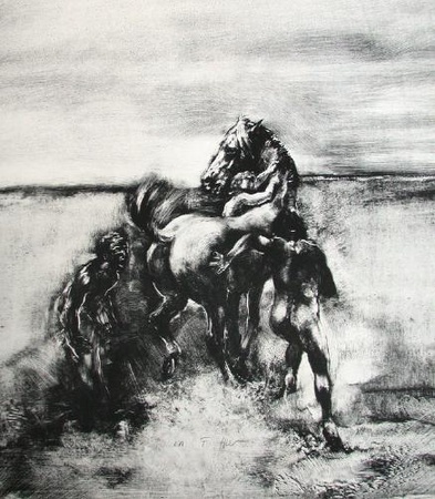 Chevaux Sauvages by Fred Jager Pricing Limited Edition Print image