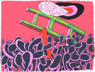 L'echelle De Jacob by Naftali Bezem Pricing Limited Edition Print image