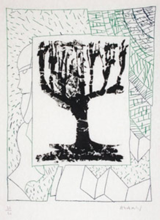 Arbre Central, Au Vert by Pierre Alechinsky Pricing Limited Edition Print image