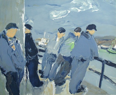 Marins A Saint-Vaast by Roland Lefranc Pricing Limited Edition Print image