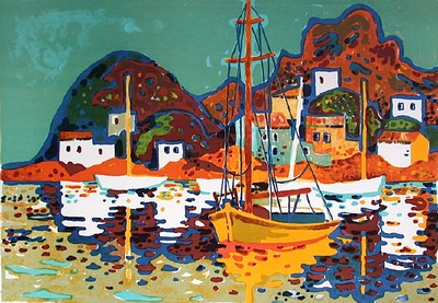 Port En Espagne by Guy Charon Pricing Limited Edition Print image