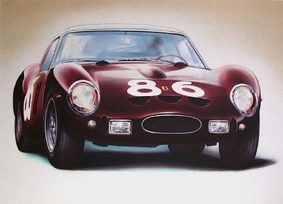 Ferrari 250 Gto - 7 by Jean Hirlimann Pricing Limited Edition Print image