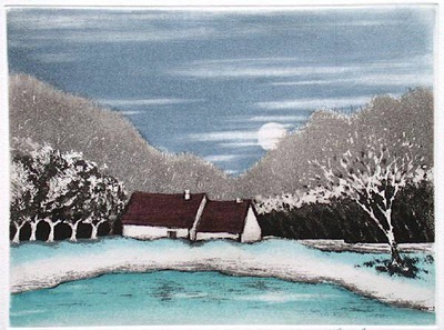 Le Lac Gele by Annapia Antonini Pricing Limited Edition Print image