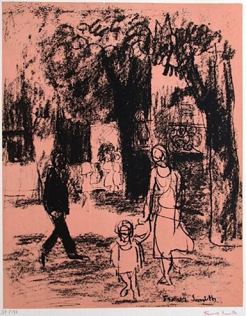 Scene De Rue by Francis Smith Pricing Limited Edition Print image