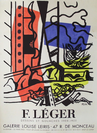 Expo Galerie Louise Leiris by Fernand Leger Pricing Limited Edition Print image