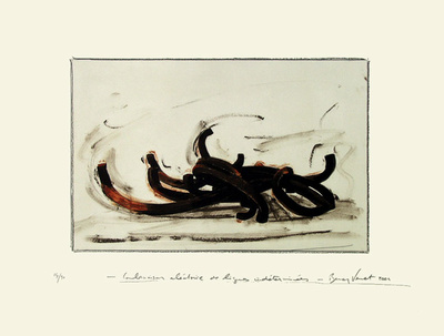 Combinaison Aleatoire De Lignes Indeterminees 8 by Bernar Venet Pricing Limited Edition Print image
