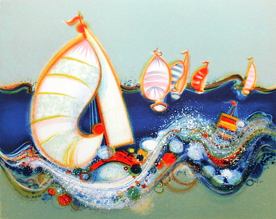 92 Regate Ii by Frederic Menguy Pricing Limited Edition Print image