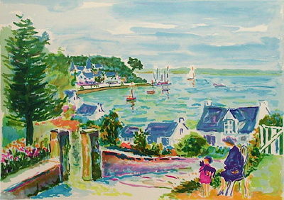L'ile Aux Moines by Jean Claude Picot Pricing Limited Edition Print image