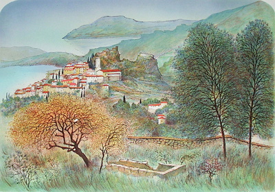 Eze - Village by Rolf Rafflewski Pricing Limited Edition Print image
