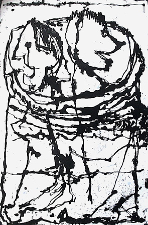 Composition 151 by Jean Pierre Pincemin Pricing Limited Edition Print image