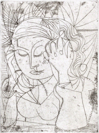 Femme Accoudee by Javier Vilato Ruiz Pricing Limited Edition Print image