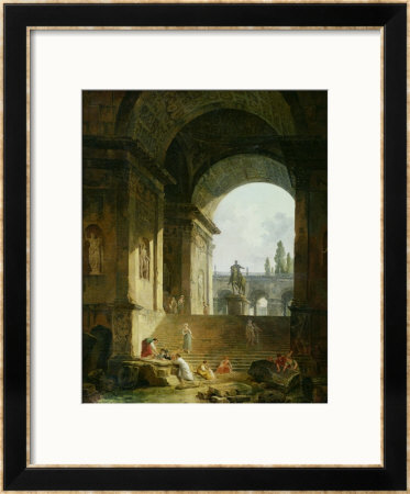 Picturesque View Of The Capitol by Hubert Robert Pricing Limited Edition Print image