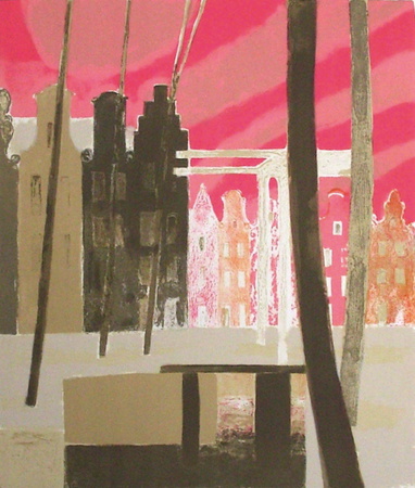 Neige A Amsterdam by Bernard Cathelin Pricing Limited Edition Print image
