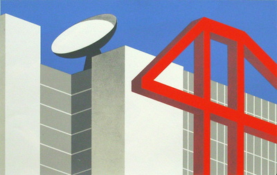 Grenoble - Telecom by Alberto Bali Pricing Limited Edition Print image