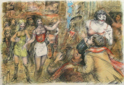 Les Prostituees De Toulon by Lucien-Philippe Moretti Pricing Limited Edition Print image