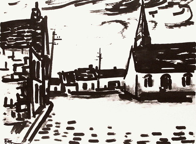 Le Village by Maurice De Vlaminck Pricing Limited Edition Print image