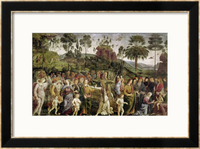 The Journey Of Moses, Circa 1481-83 by Pietro Perugino Pricing Limited Edition Print image