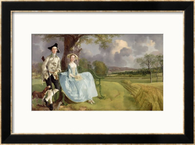 Mr. And Mrs. Andrews, Circa 1748-9 by Thomas Gainsborough Pricing Limited Edition Print image