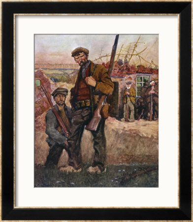 Belgian Franc-Tireurs, Civilians by Franz Eichhorst Pricing Limited Edition Print image