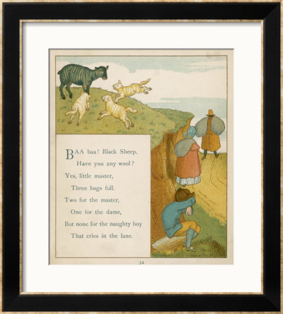 Baa Baa Black Sheep Have You Any Wool? by Edward Hamilton Bell Pricing Limited Edition Print image