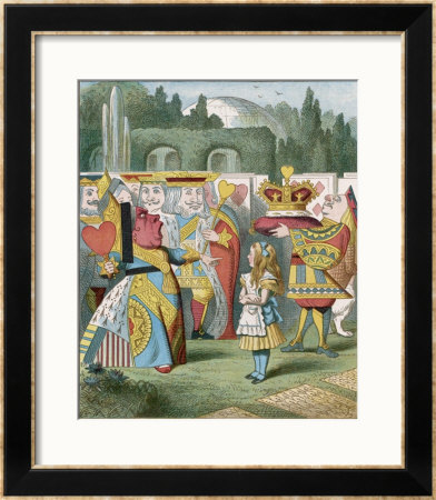 Alice And The Queen Of Hearts: Off With Her Head! by John Tenniel Pricing Limited Edition Print image