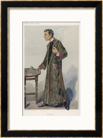 Sherlock Holmes As Played On The London Stage By Actor William Gillette by Spy (Leslie M. Ward) Pricing Limited Edition Print image