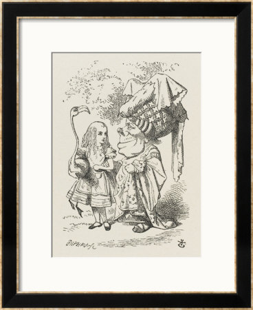 Croquet Alice And The Duchess by John Tenniel Pricing Limited Edition Print image
