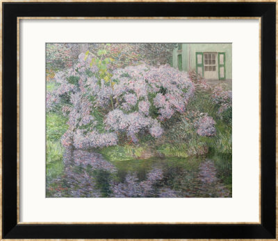 Hydrangeas On The Banks Of The River Lys, 1898 by Emile Claus Pricing Limited Edition Print image