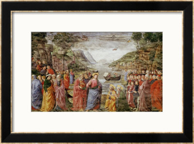 The Calling Of Ss. Peter And Andrew, 1481 by Domenico Ghirlandaio Pricing Limited Edition Print image