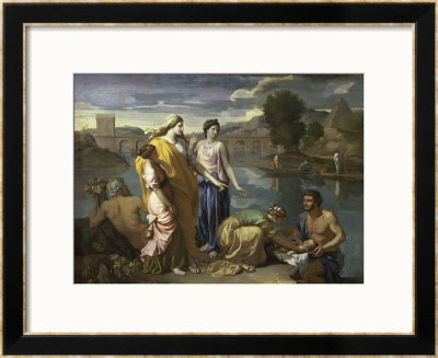 Moses Saved From The Water by Nicolas Poussin Pricing Limited Edition Print image