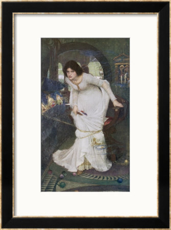The Curse Is Come Upon Me Cried The Lady Of Shalott by J.W. Waterhouse Pricing Limited Edition Print image