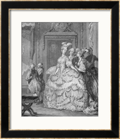 The Queen's Lady-In-Waiting by Jean-Michel Moreau The Younger Pricing Limited Edition Print image
