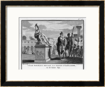 Caesar Weeps Before The Statue Of Alexander by Augustyn Mirys Pricing Limited Edition Print image