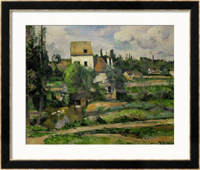 Landscape In Auvers by Paul Cézanne Pricing Limited Edition Print image