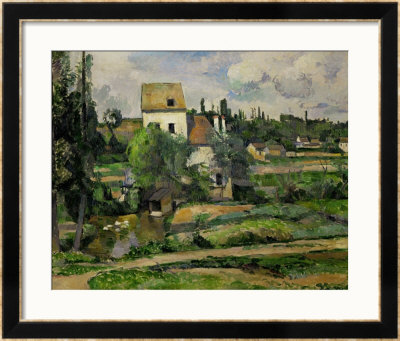 Landscape In Auvers by Paul Cezanne Pricing Limited Edition Print image