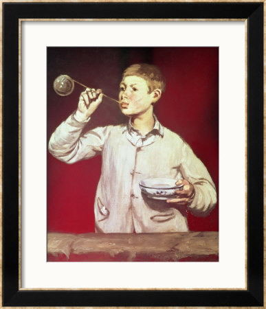Boy Blowing Bubbles, 1867-69 by Edouard Manet Pricing Limited Edition Print image