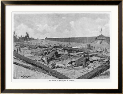 Ottawa Native Americans Under Pontiac Besiege Fort Detroit But Later They Make Peace by Frederic Sackrider Remington Pricing Limited Edition Print image