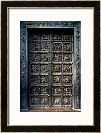 North Doors Of The Baptistery Of San Giovanni, 1403-24 by Lorenzo Ghiberti Pricing Limited Edition Print image