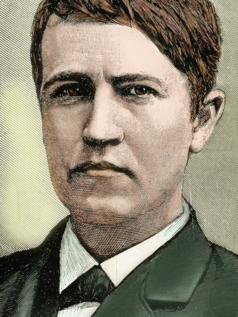 Thomas Alva Edison (1847-1931). American Inventor by Prisma Archivo Pricing Limited Edition Print image