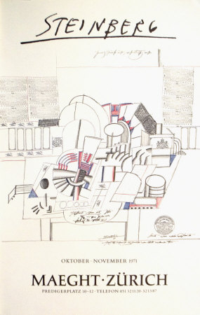 Maeght-Zurich, C.1971 by Saul Steinberg Pricing Limited Edition Print image
