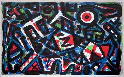 Bewegung Um Das Zentrum Herum by A. R. Penck Pricing Limited Edition Print image