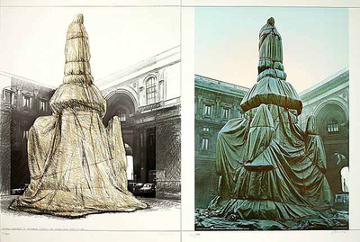 Wrapped Monument Leonardo, 2 B.(30) by Christo Pricing Limited Edition Print image