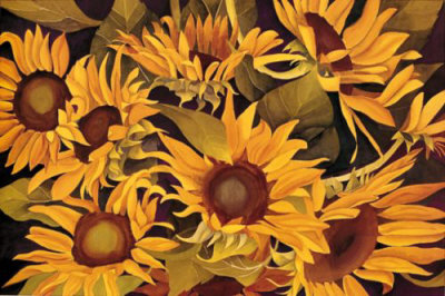 Lions And Sunflowers Ii by Richard Bolingbroke Pricing Limited Edition Print image