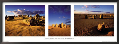 The Pinnacles, West Australia by Neville Prosser Pricing Limited Edition Print image