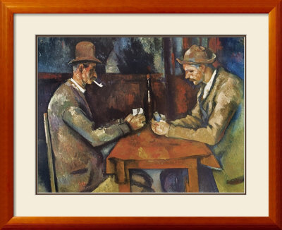 The Card Players, 1890-92 by Paul Cézanne Pricing Limited Edition Print image